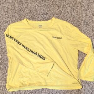 Vans 3/4 sleeve crop top